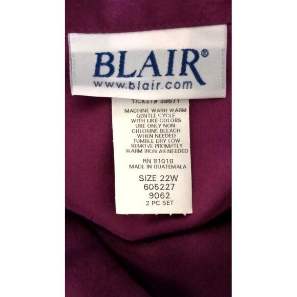 Blair Elegant 2-Piece Pink Open Front Jacket & Dress Suit Set Plus Size 22W - Picture 9 of 10